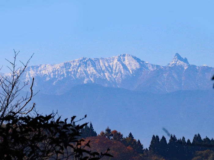 photo：槍ヶ岳が：茶臼山から