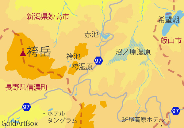 地図・袴岳２