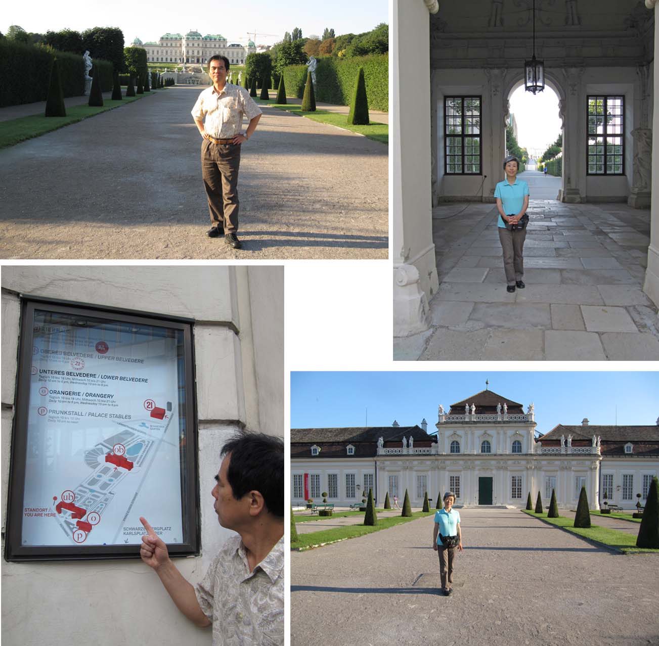 写真・ベルベデーレ宮殿の散策