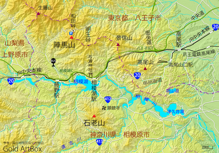 地図：石老山