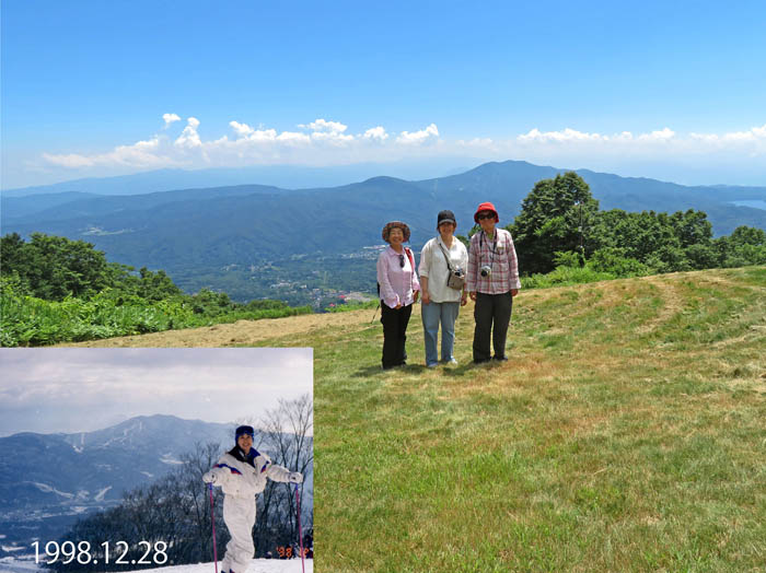 photo：昔も今も目の前に斑尾山：妙高高原