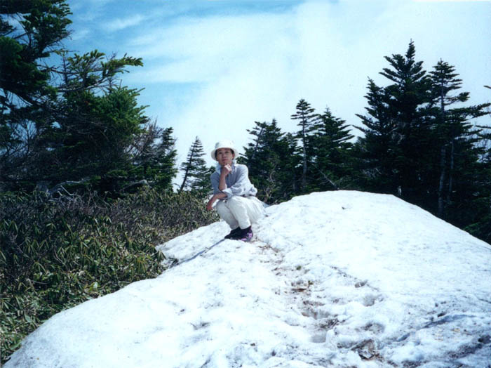 photo：残雪が多かった：男体山