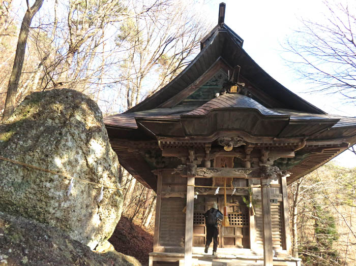photo：駒弓神社にお参り：地附山