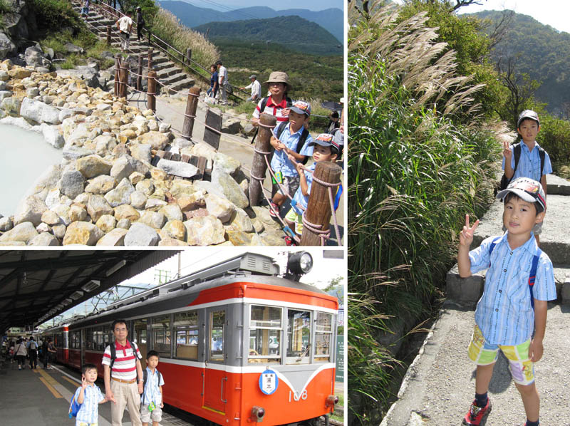 photo：登山鉄道に乗って周遊