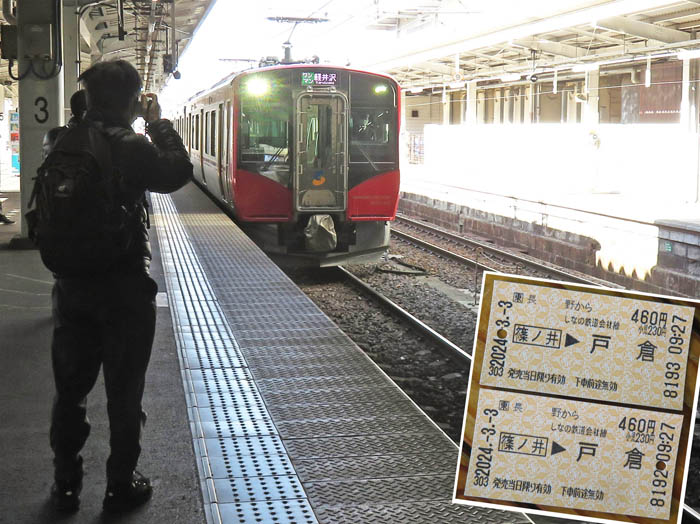 photo：しなの鉄道長野駅