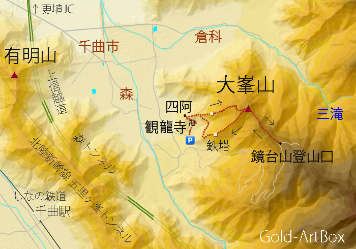 map：大峯山