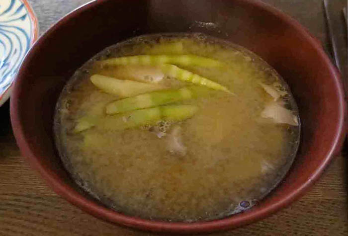 写真・竹の子味噌汁