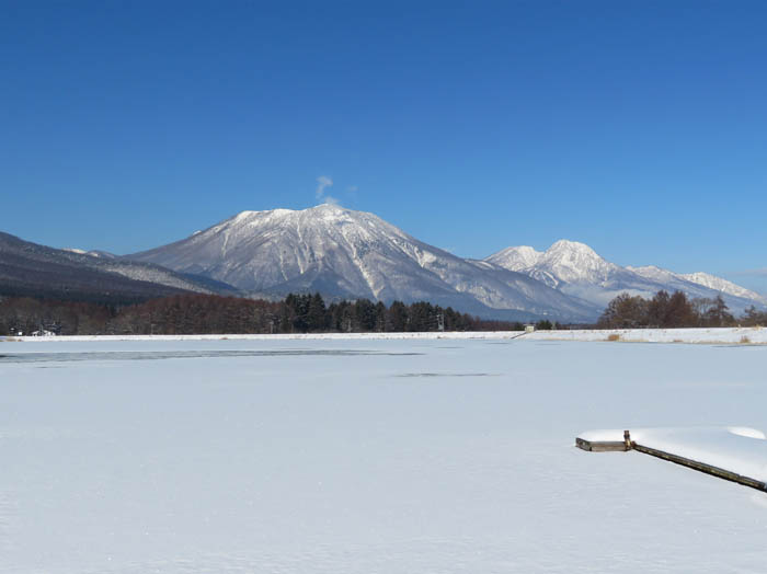 photo：冬の霊仙寺湖：飯綱町