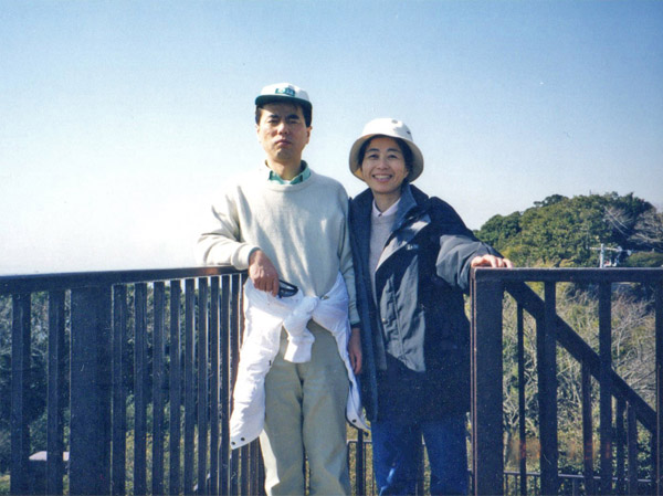 photo 武山山頂の展望台で