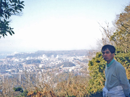 photo 稜線から海を見る 1999.1.31