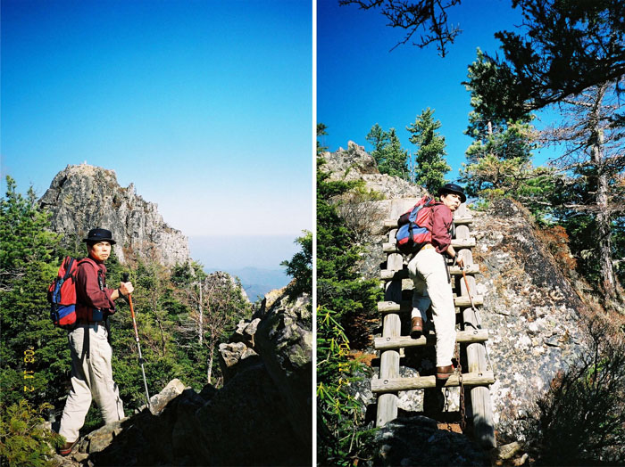 photo　武神白岩への登り