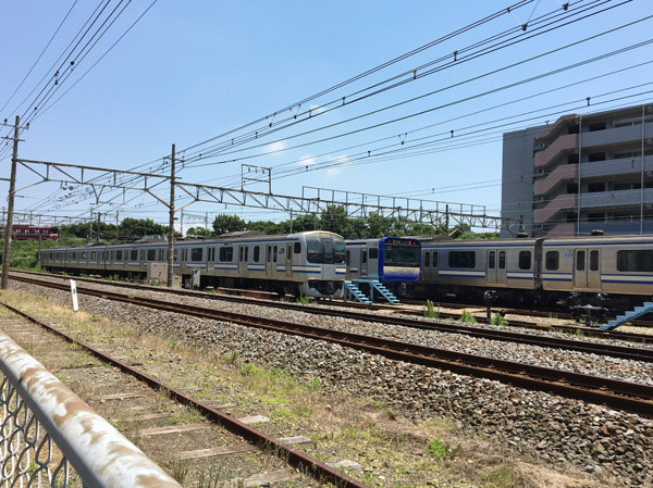 photo・逗子駅あたり（友人より）E217系とE235系