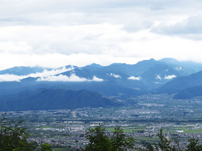 photo：笠ヶ岳・地附山から