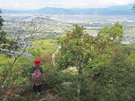 photo：善光寺平を見下ろす・若穂太郎山