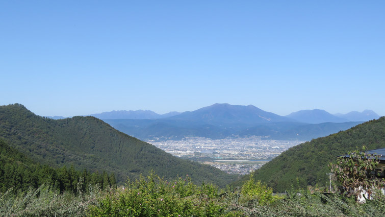 photo：戸隠山、飯縄山、黒姫山、妙高山・長野市山新田から