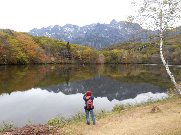 photo：鏡池を撮る・戸隠高原