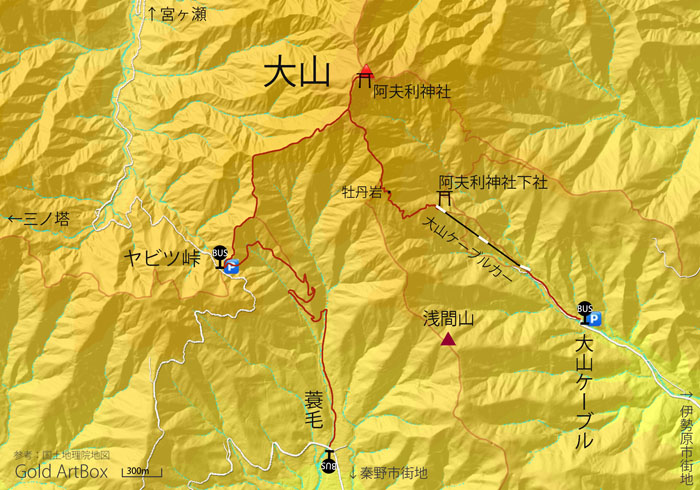 map：大山