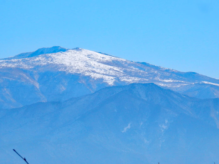 photo：笠岳、横手山、白根山々　大峰山南登山道から