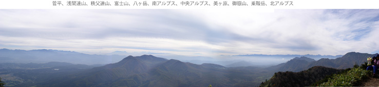 photo：黒姫山山頂からの大展望