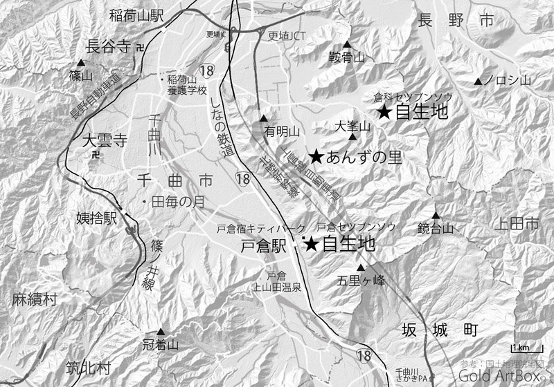 map：千曲市