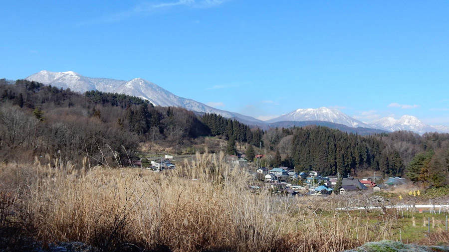 写真・飯縄山、黒姫山、妙高山