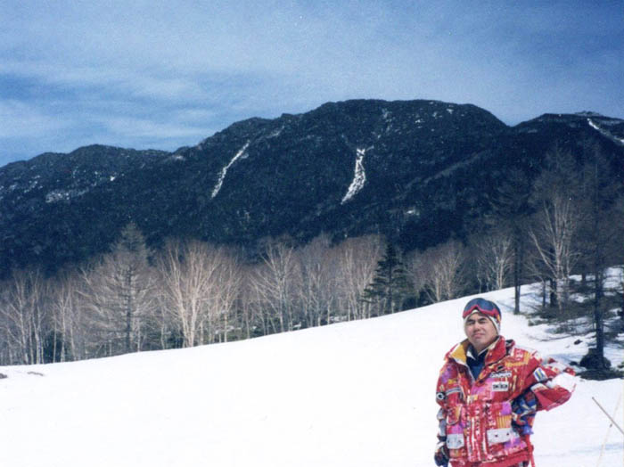 photo：北横岳を見ながら　1999.3.29：北横岳