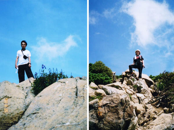 photo：岩に咲く花を探す・至仏山