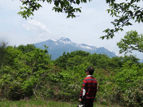 photo：妙高山と火打山：袴岳山頂から