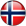 ノルウェーの国旗のイメージ画像