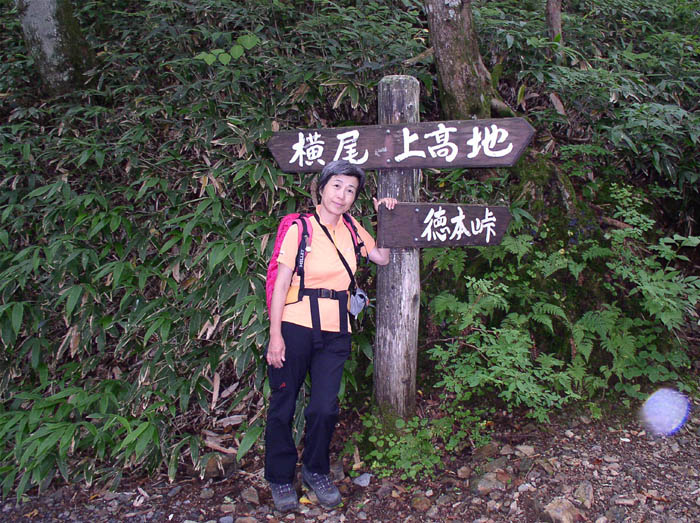 photo10徳本峠への道を分けて/上高地