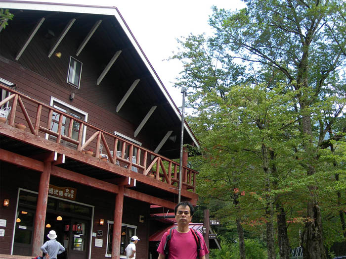 photo11徳沢園で休憩/上高地