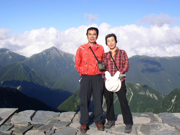 photo35登頂後、穂高岳山荘で