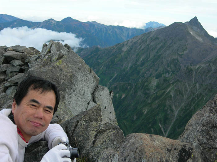 photo46涸沢岳山頂で