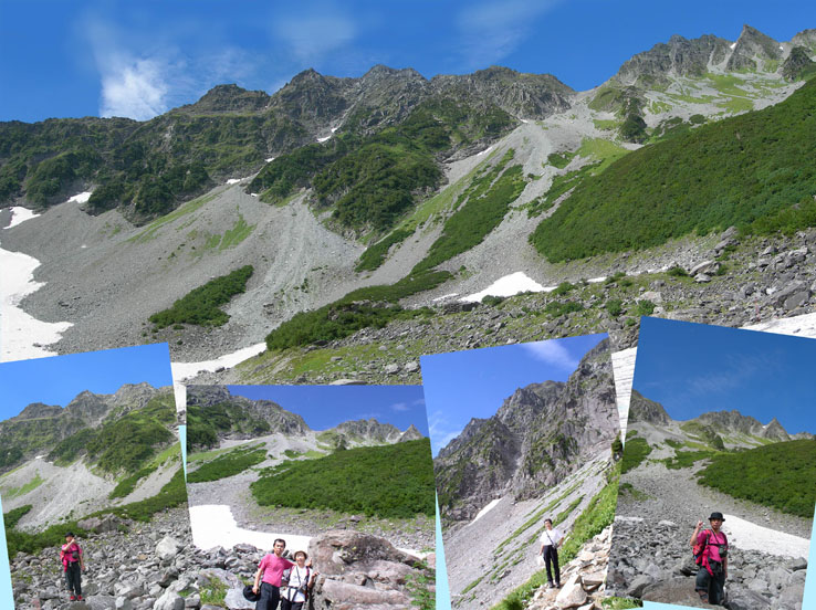 photo51涸沢カールから振り返る