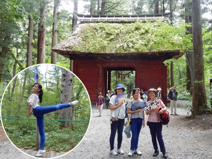 photo16扇美人？森で舞う