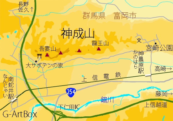 map：神成山
