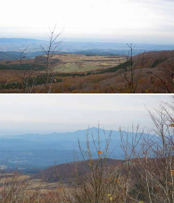 写真・頚城平野と米山