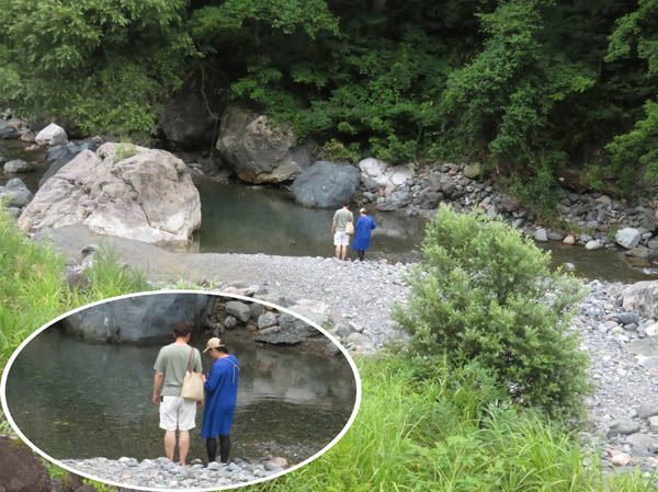 きれいな水：小滝川ヒスイ峡 