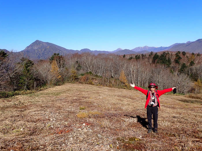 photo9何度も振り返るゲレンデ登り：瑪瑙山