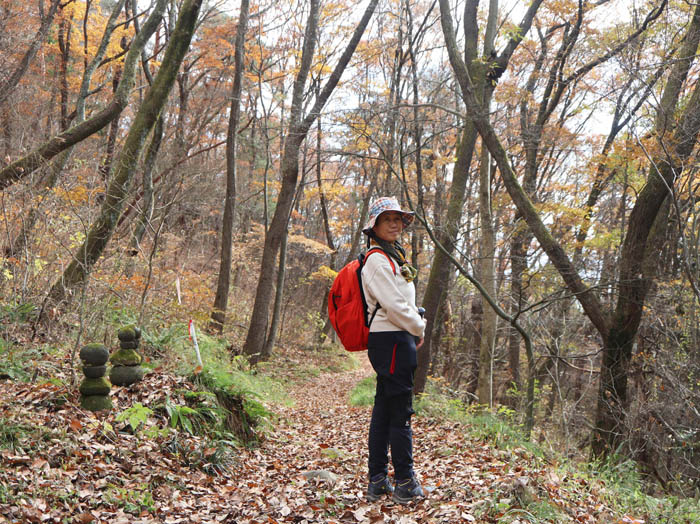 photo16麓は紅葉が残っている：地附山 