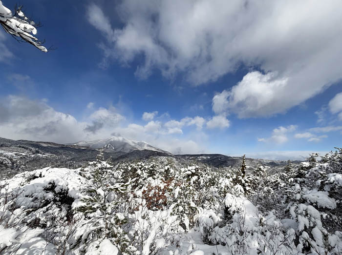 photo3地附山山頂から：地附山 