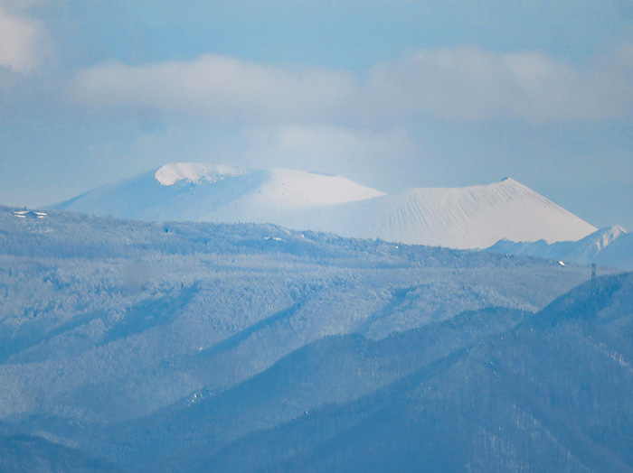 photo　真っ白な浅間山 2021.1.25