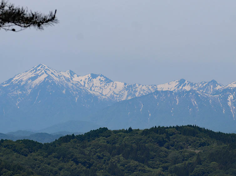蓮華岳、針木岳方面