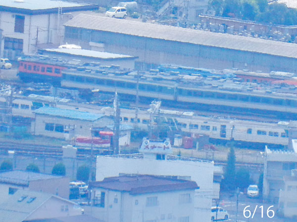 photo・通勤で使っていた185系 JR長野総合車両センター