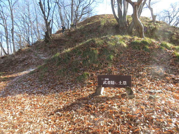 武者隠し土塁