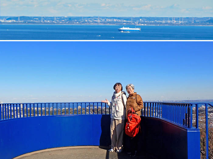 photo13衣笠山展望塔から東京湾