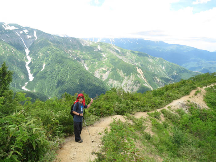 気持ち良い稜線：五竜小遠見山