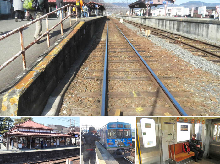 photo2秩父鉄道で長瀞駅に到着