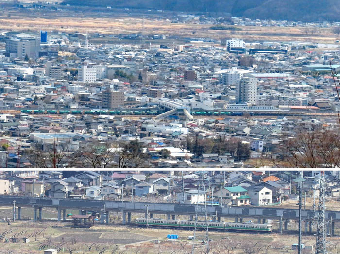 photo14不動島から電車を見下ろす