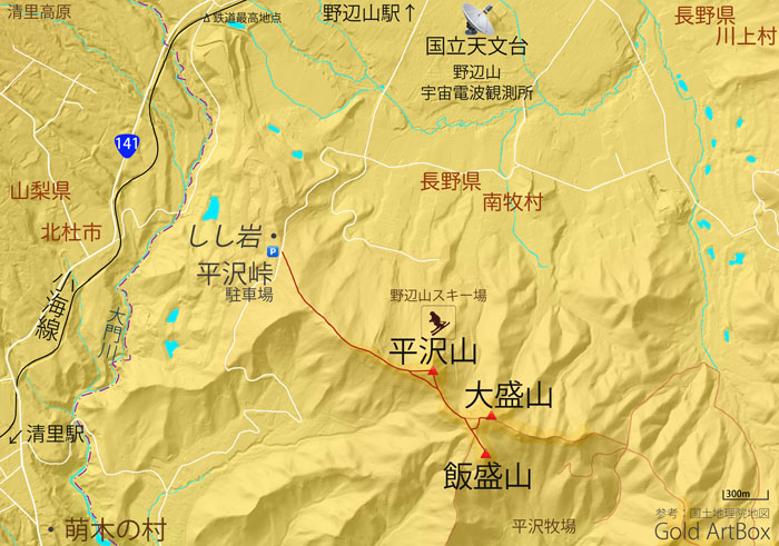 map：飯盛山